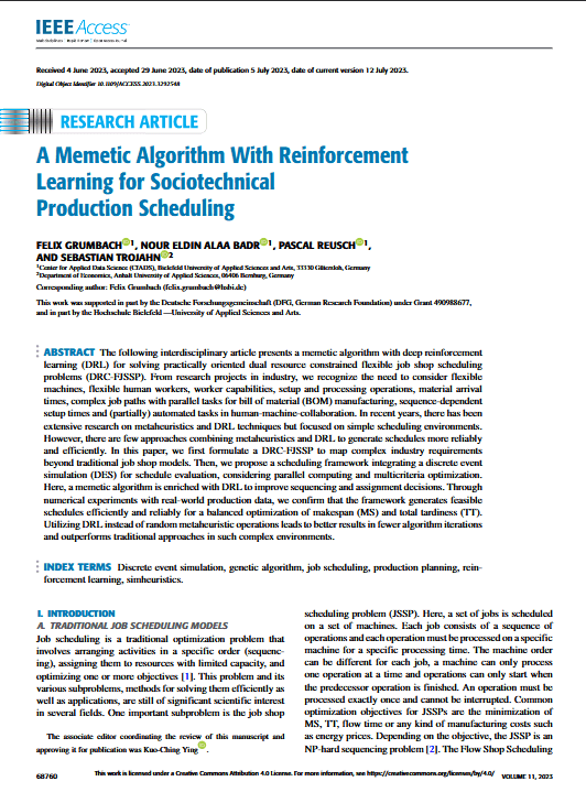 Reinforcement Learning for Two-Stage Permutation Flow Shop Scheduling